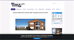 Desktop Screenshot of hmz-transporte.de